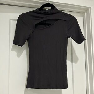 lululemon athletica Black Cutout Top